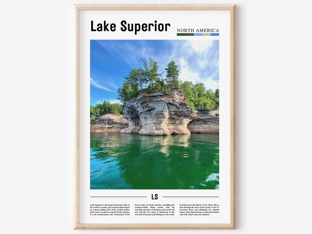 Lake Superior Print, Lake Superior Poster, Lake Superior Wall Art