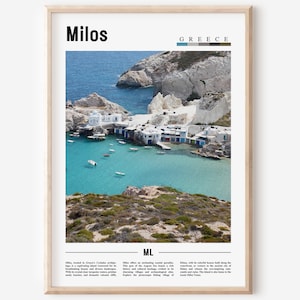 Milos Poster, Milos Print, Milos Wall Art, Europe Photo, Europe Poster, Europe Print, Travel Poster