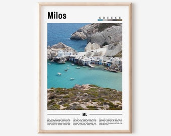 Milos Poster, Milos Print, Milos Wall Art, Europe Photo, Europe Poster, Europe Print, Travel Poster