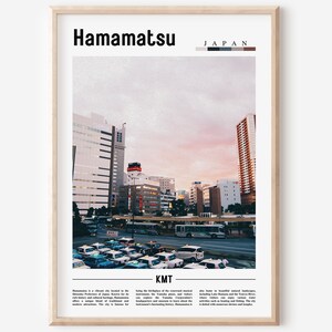 Hamamatsu Poster, Hamamatsu Print, Hamamatsu Wall Art, Asia Print, Asia Poster, Asia Photo, Minimal Travel Poster