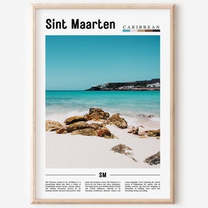 Sint Maarten Poster, Sint Maarten Print, Sint Maarten Wall Art, Caribbean Photo, Caribbean Poster, Caribbean Print, Travel Poster