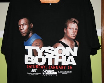 Vintage 1999 Mike Is Back Tyson Vs Botha Fight Shirt - cadeau pour elle - cadeau pour lui
