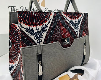 Luxurious African Handmade Wax Print Handbag