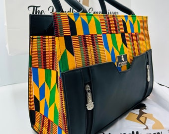 Luxurious African Handmade Wax Print Handbag