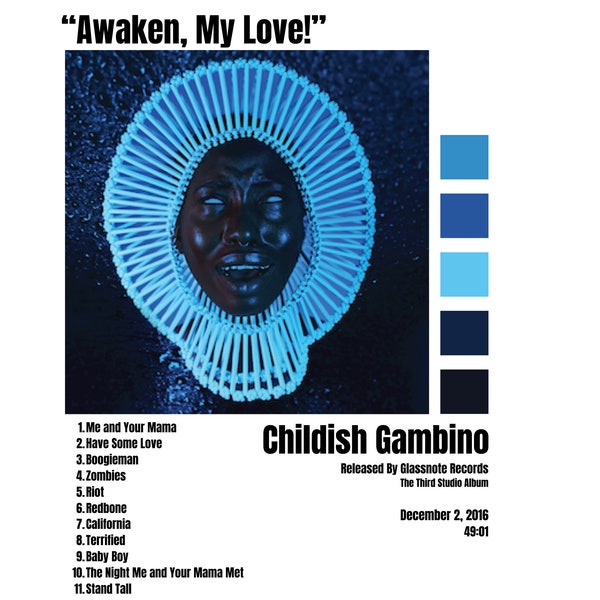 Childish Gambino “Awaken, My Love” Album Poster