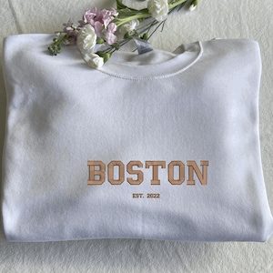 Custom Embroidery TEXT Design Hoodie Sweatshirt Personalized Writing Sweatshirts Custom Logo Personalized Sweatshirt Matching Family Hoodie