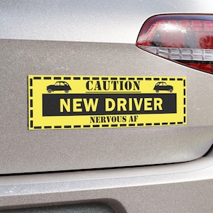 Student Driver Magnet, New Driver Please Be Patient Car Sign, Funny Teen Driver Gift