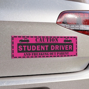 New Color! Student Driver Magnet, New Driver Please Be Patient Car Sign, Funny Teen Driver Gift
