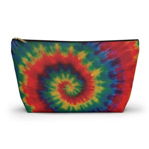 Gefärbte Aufbewahrungstasche mit Batikmuster | Spielplättchen Tasche | Reisebeutel Tasche