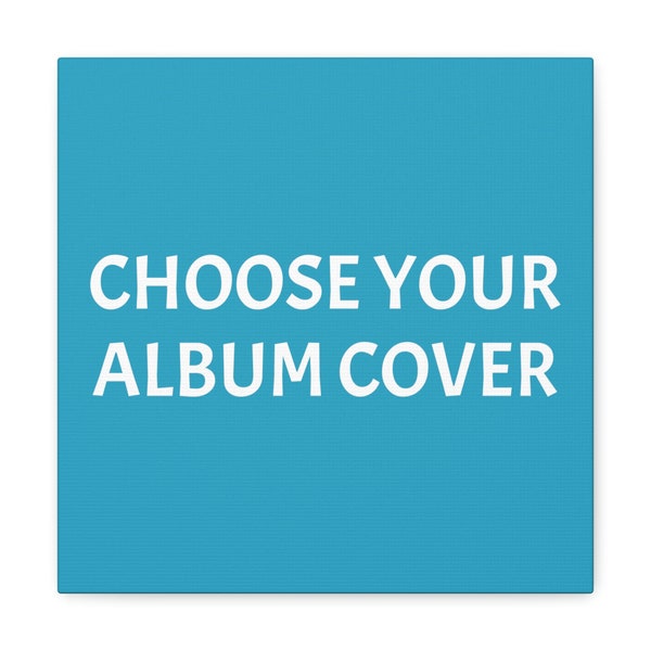 Album Cover Canvases Etsy