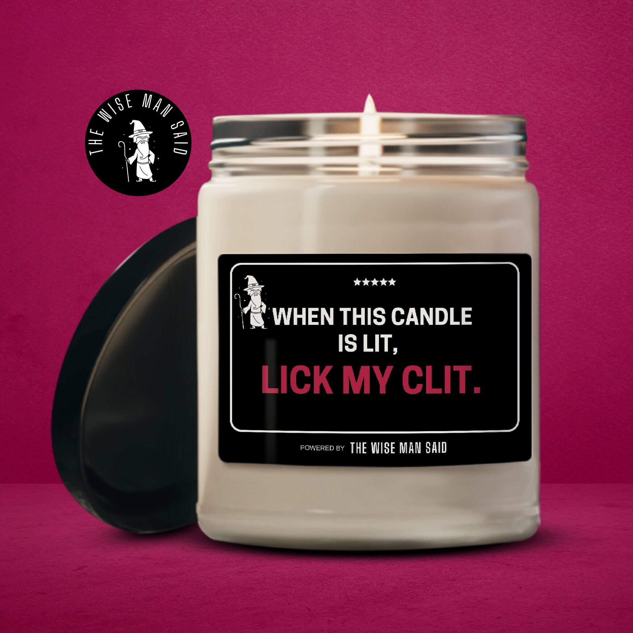When This Candle is Lit Lick My Clit Etsy