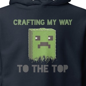 Minecraft Boys' Creeper Face Long Sleeve T-Shirt, Sizes XS-2XL