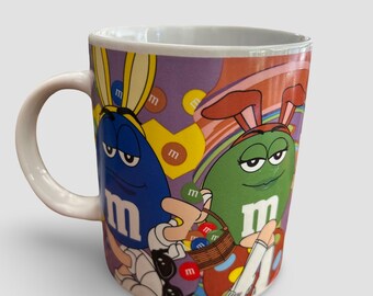 ヴィンテージ M&M マグカップ 黄色と赤 レアマグカップ チョコレート