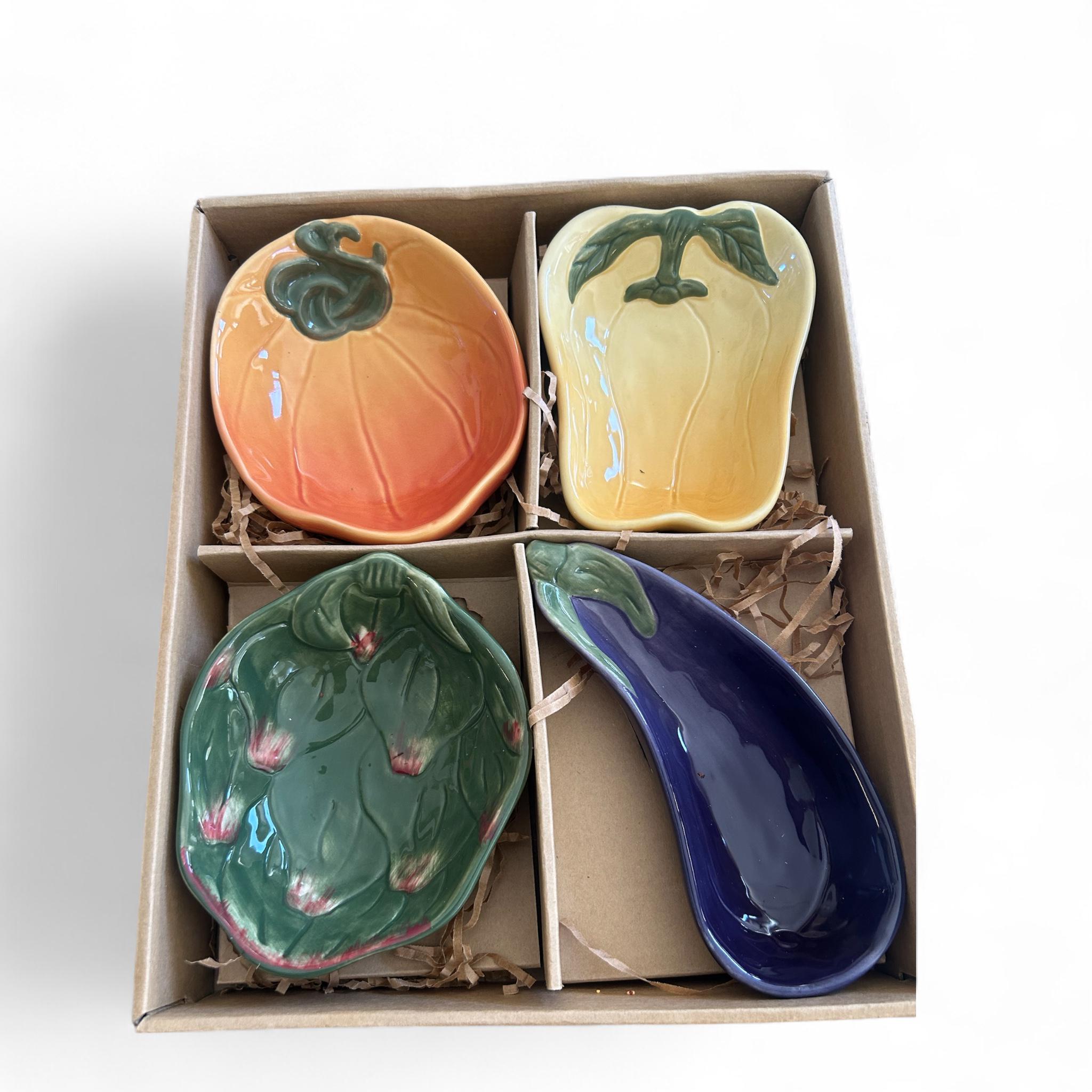 Williams Sonoma Vegetable Dipping Bowls, Jardin Potager Collection