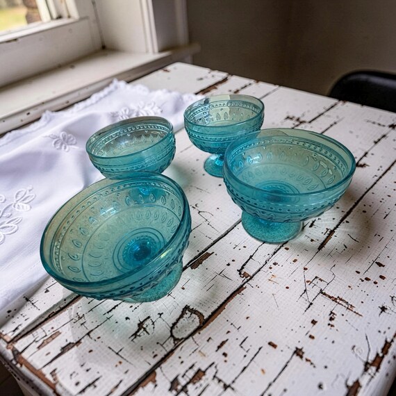 Pionierin Adeline Glas Dessert Schalen, Vintage Style Sockel Eiscreme Teller