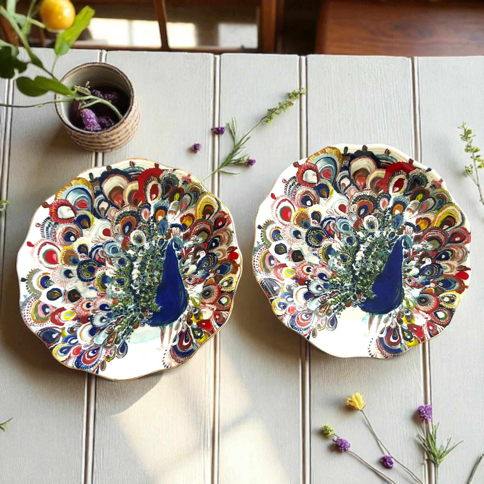 スターラハーフマン デザイン絵皿 アーティスト プレート 陶器 曼荼羅