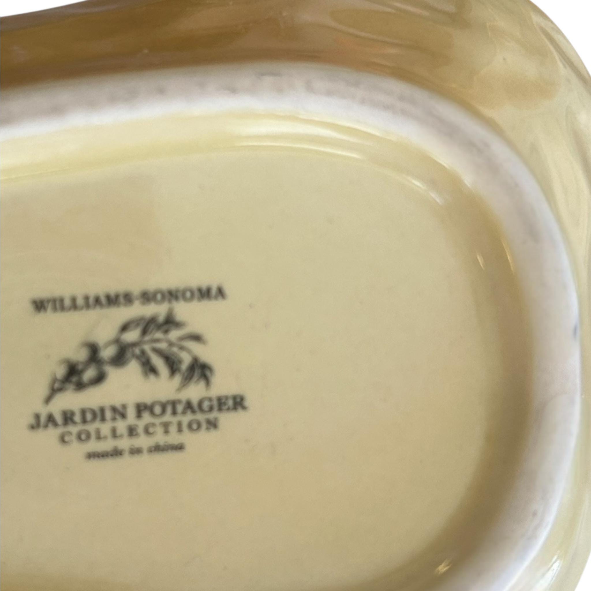 Williams Sonoma Vegetable Dipping Bowls, Jardin Potager Collection