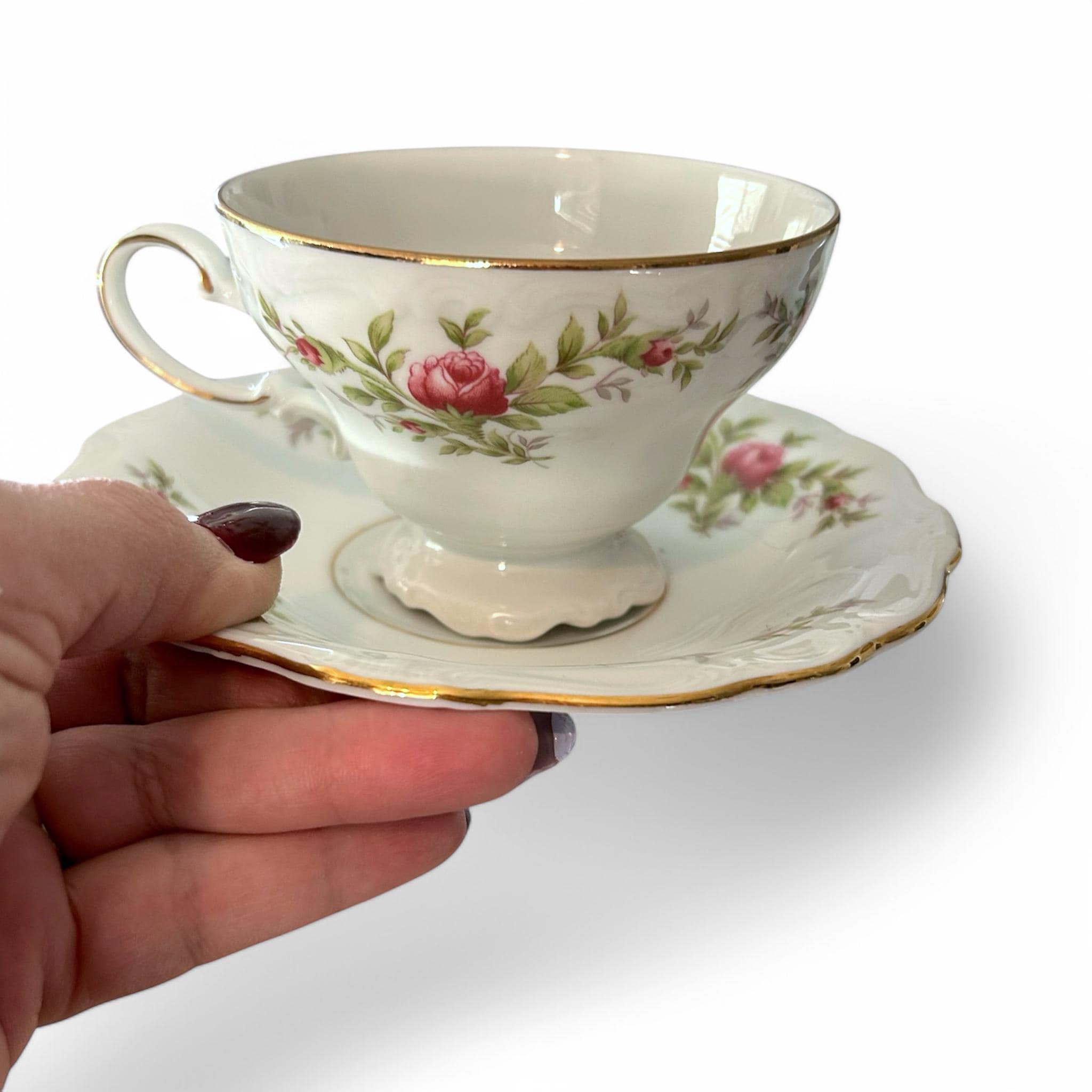Bavaria rose teacup - Etsy 日本