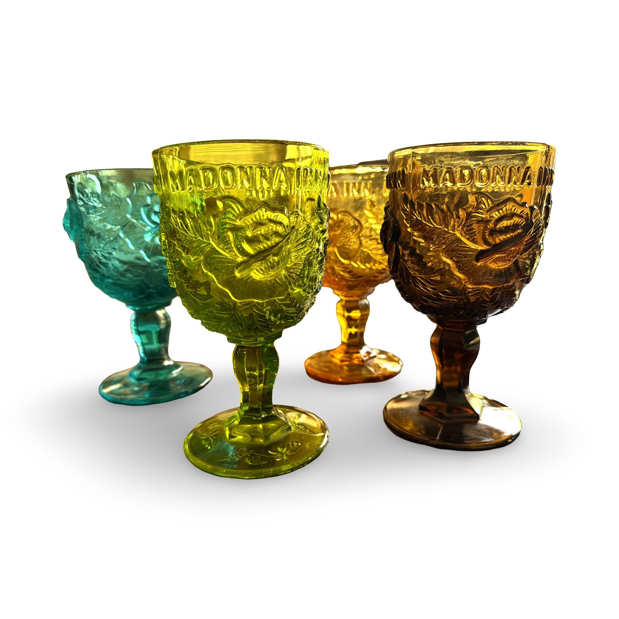 Glass Goblet Set of 4 - Etsy