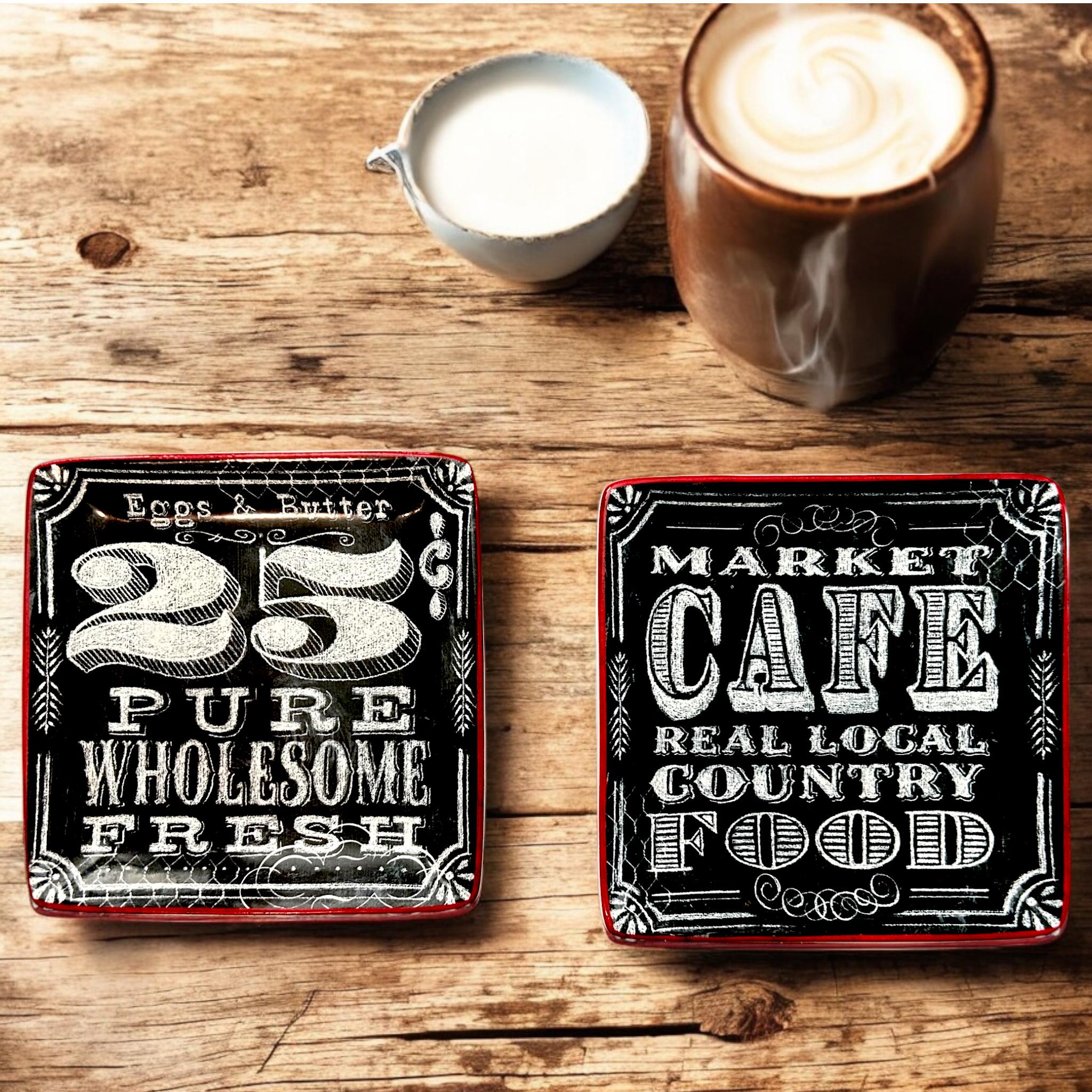 Certified International Vintage Market Bistro Plates - Set of 2, 6