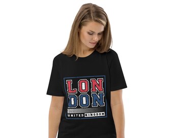 London streetwear T-shirt unisexe coton biologique