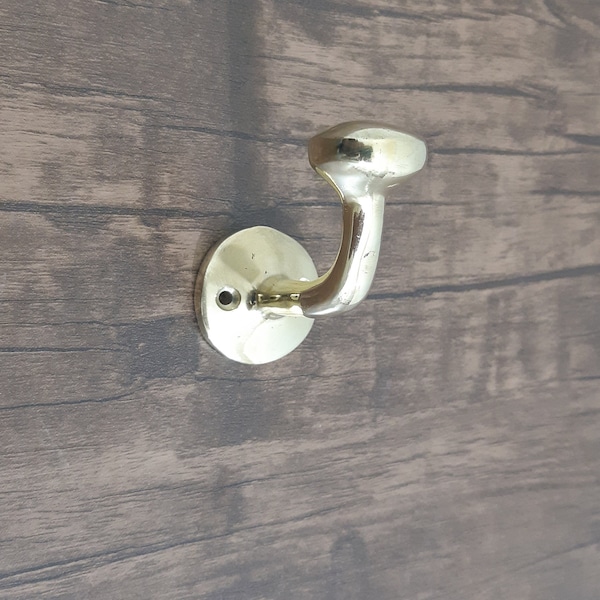 Coat hooks wall mount Unlacquered Brass Hooks  Brass Wall Hooks Towel Hook Handracfted Brass Bathroom Hooks Coat Hooks Rustic Wall Mounted