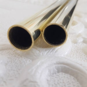 Brass rod Brass curtain rod Brass pot rail Brass pot rack Brass bar Brass pipe unlacquered brass wall hanging kitchen