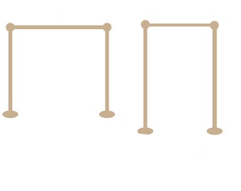 Ceiling Mounted Brass Clothes Rail: Minimalist Garment Rack