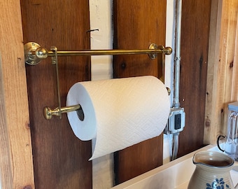 Encomenda personalizada para Soultra: porta-papel de latão para cozinha com haste de 50 polegadas