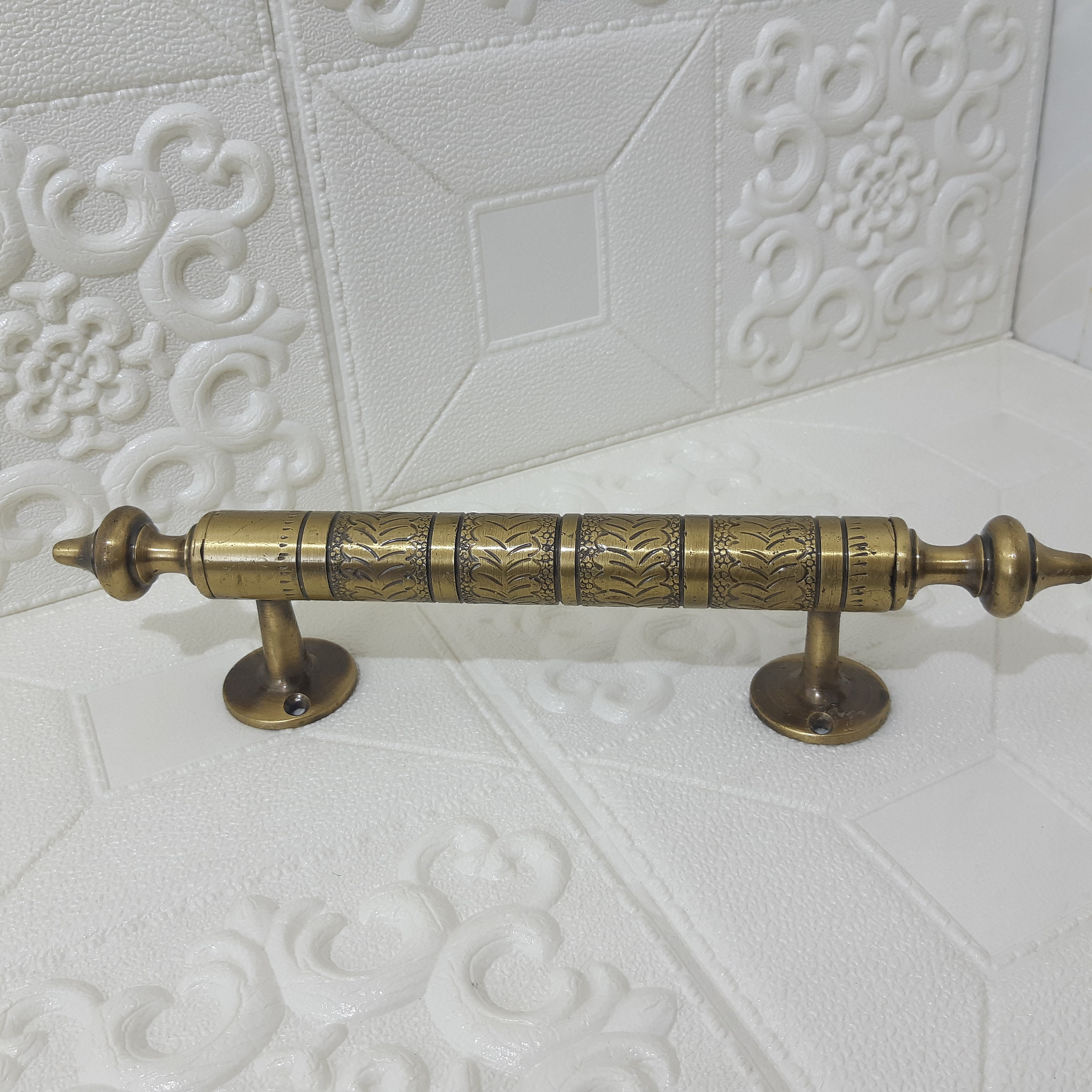 Unlacquered Brass Towel Bar - Brass Wall Mounted Towel