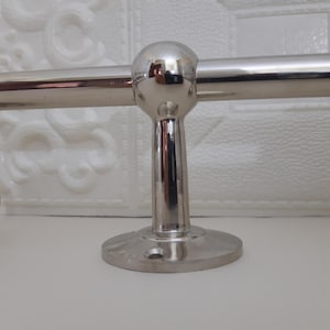Portapentole in ottone nichelato - Portapentole in ottone cromato