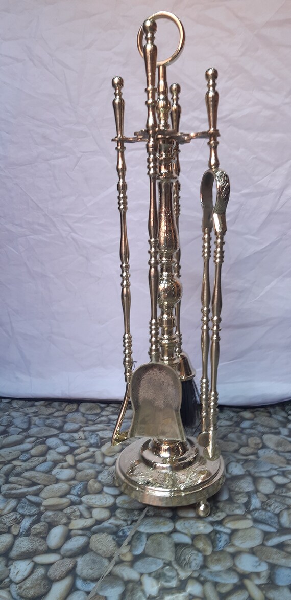 Ensemble D'outils De Cheminée - The Antique Fireplace Bank