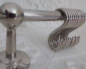 Brass Pot Rail, Chrome Pot Rack