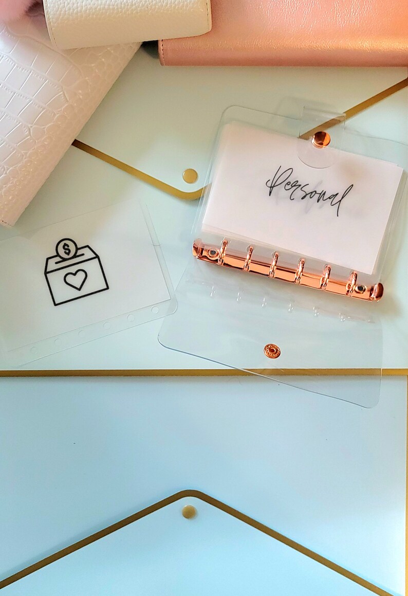 Cash Stuffing Wallet Cash Stuffing Envelopes Beginner Etsy