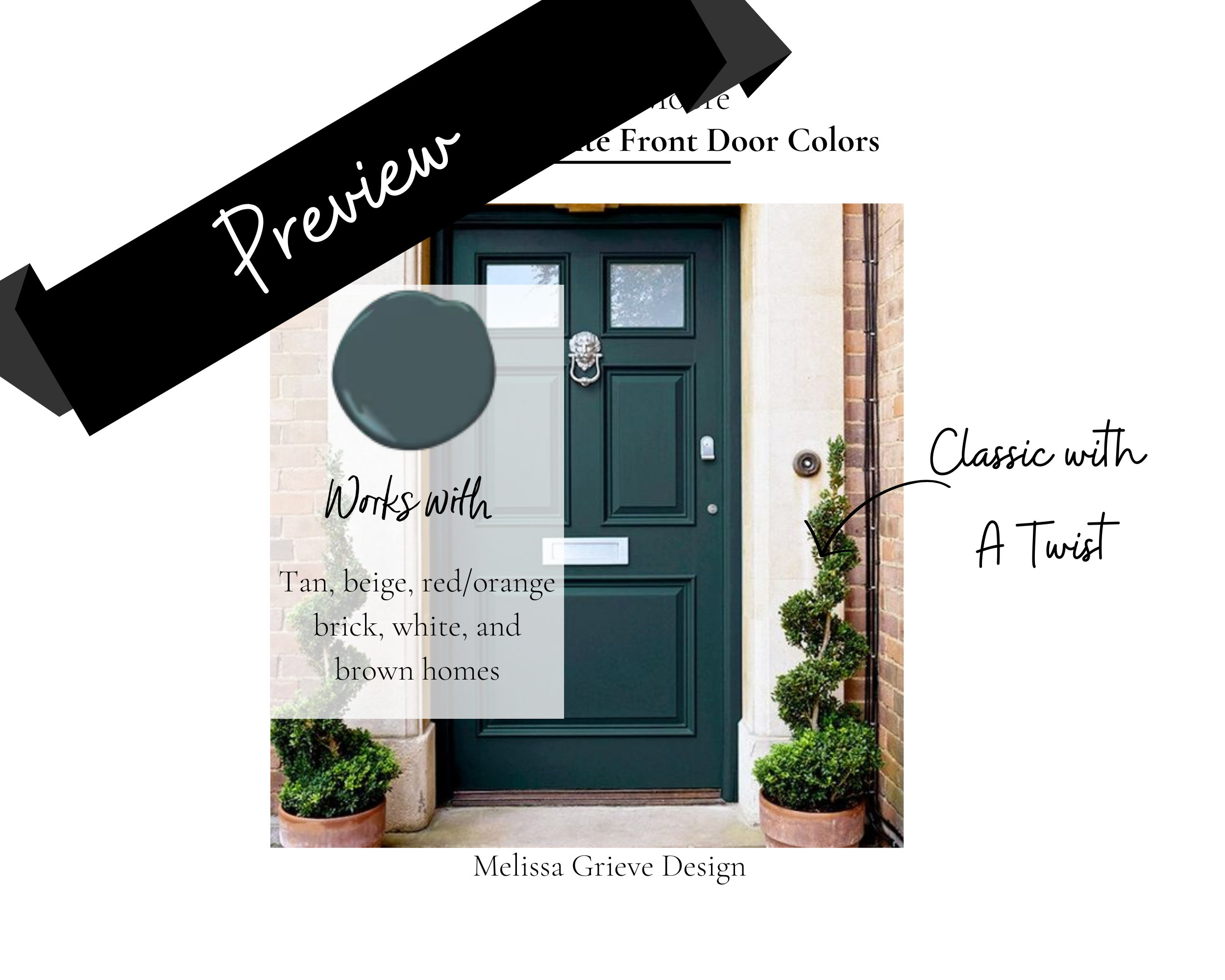 Front Door Paint Colors 2024 Designer Favourite Exterior Door Paint ...