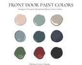 Front Door Paint Colors: Designer Benjamin Moore Palette (PDF Download)