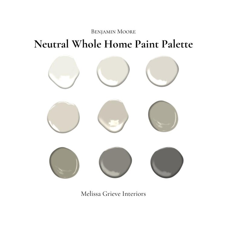 Warm Neutral Paint Palette Whole Home Color Scheme, Best Neutral Living