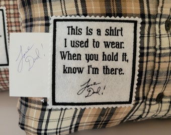 PATCH For Memory Pillow Custom Signature