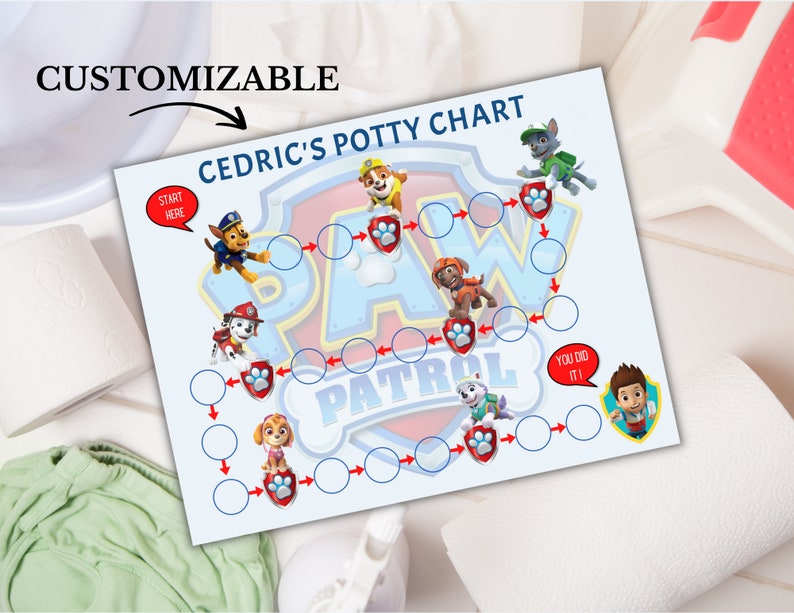 Potty Chart Printable Potty Training Prize Chart for Kids Etsy UK