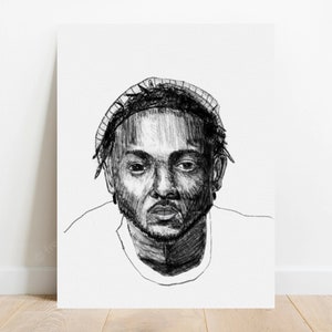 Kendrick Lamar Poster Portrait | Digital Print