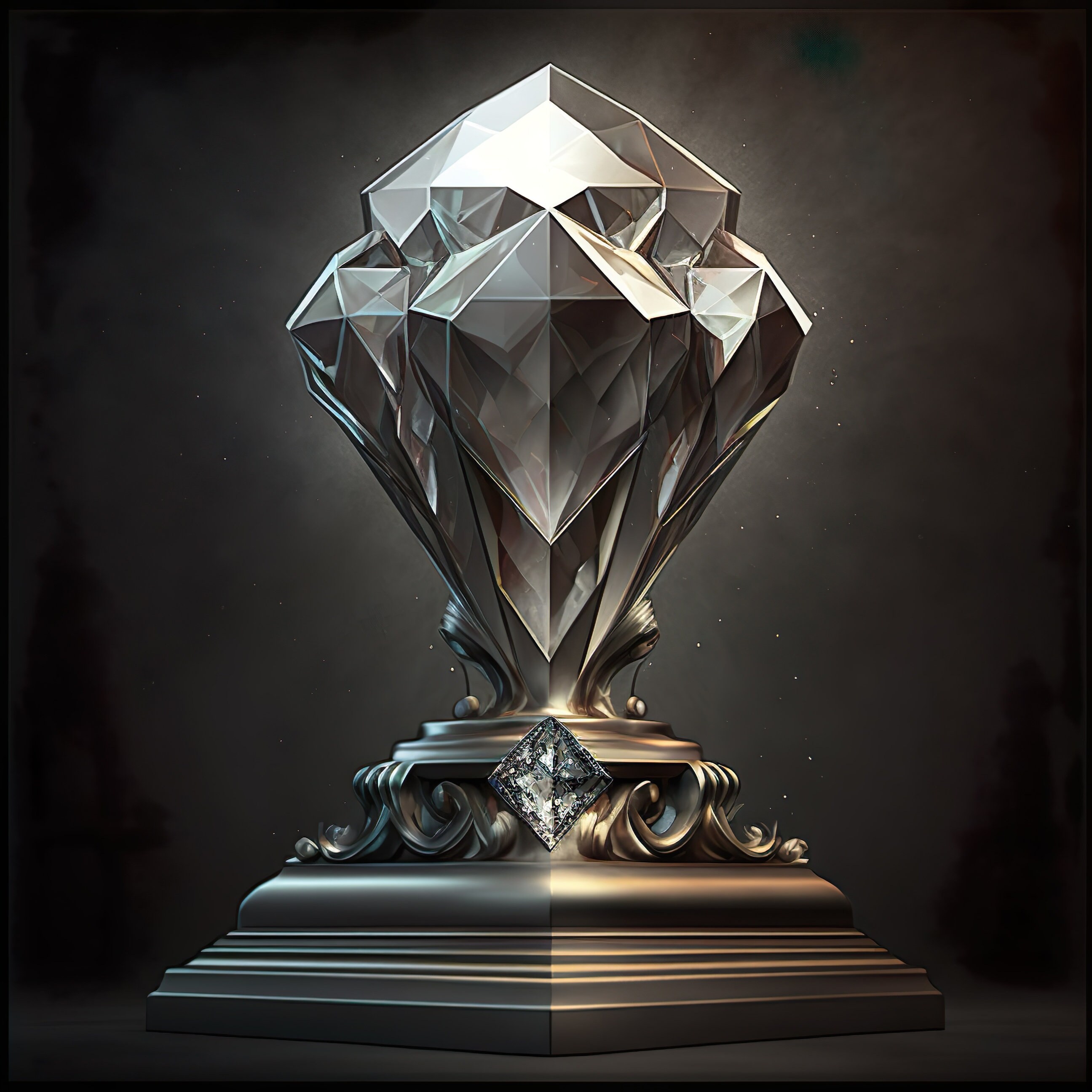 Diamond Trophy, for the Top 1, Digital Art, for the Rich, Status