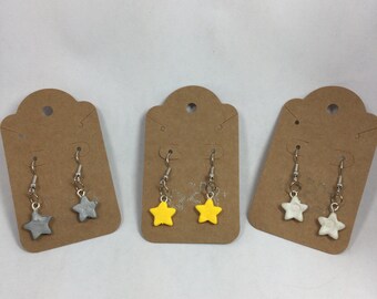 Simple Dangle Star Earrings