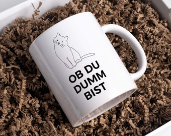 Lustige Tasse mit Spruch | 325 ml Beleidigende Keramiktasse | Ironie Sarkasmus Tasse | Lustiges Geschenk Geburtstag Freunde Büro Kollegen