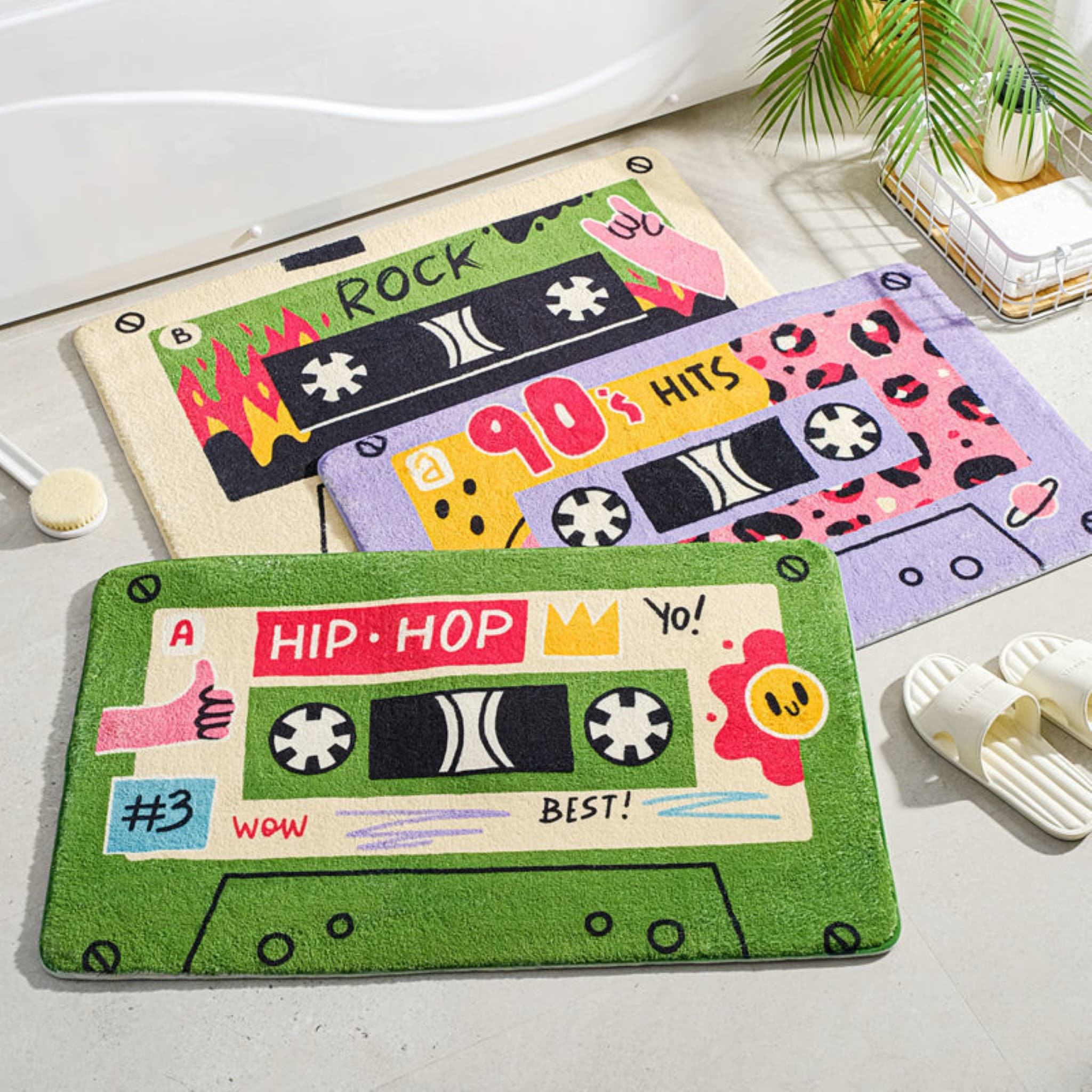 Retro Tape Mat Cassette Floor Mat Music Carpet Decorative Etsy