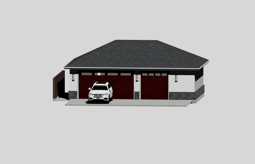Detached 36' X 24' Triple Car Garage - Etsy