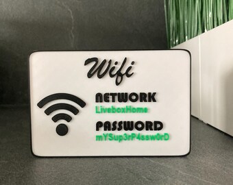 Fully customizable Wi-Fi block with integrated QR code