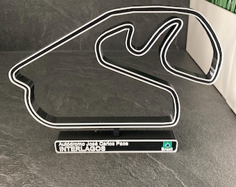 Car and Motorcycle Track – South America | 3D Decorative Replica | Gift for Motorsport Enthusiasts