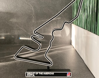 Car and Motorcycle Track – North America | 3D Decorative Replica | Gift for Motorsport Enthusiasts