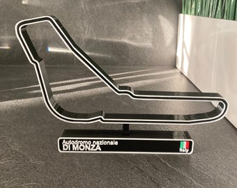 Car and Motorcycle Track – Italy | 3D Decorative Replica | Gift for Motorsport Enthusiasts (Cars & Motorcycles)