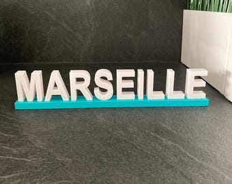 3D printed Marseille decor